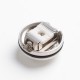 Authentic Wotofo Profile 1.5 RDA Rebuildable Dripping Atomizer w/ BF Pin - Silver, Stainless Steel, 24mm Diameter