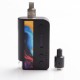 Authentic Vsticking VKsma 1400mAh YiHi Chip DIY Mode TC Mod Kit w/ SMI RADA Dripping Atomizer - Flame Black, 3ml, 10~35J