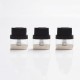 Authentic IJOY Neptune Pod Kit Replacement Pod Cartridge w/ 1.0ohm Coil - Transparent + Black, 1.8ml (3 PCS)