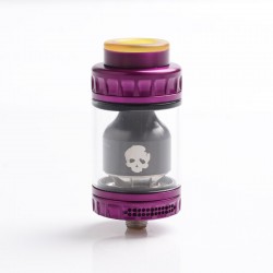 Authentic Dovpo Blotto RTA Rebuildable Tank Atomizer - Purple, Stainless Steel + Glass, 2.0ml / 6.0ml, 26mm Diameter