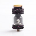 Authentic Dovpo Blotto RTA Rebuildable Tank Atomizer - Black Red, Stainless Steel + Glass, 2.0ml / 6.0ml, 26mm Diameter