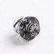 Authentic Reewape AS237 510 Replacement Drip Tip for RDA / RTA / RDTA / Sub-Ohm Tank Vape Atomizer - Black, Resin, 16.5mm