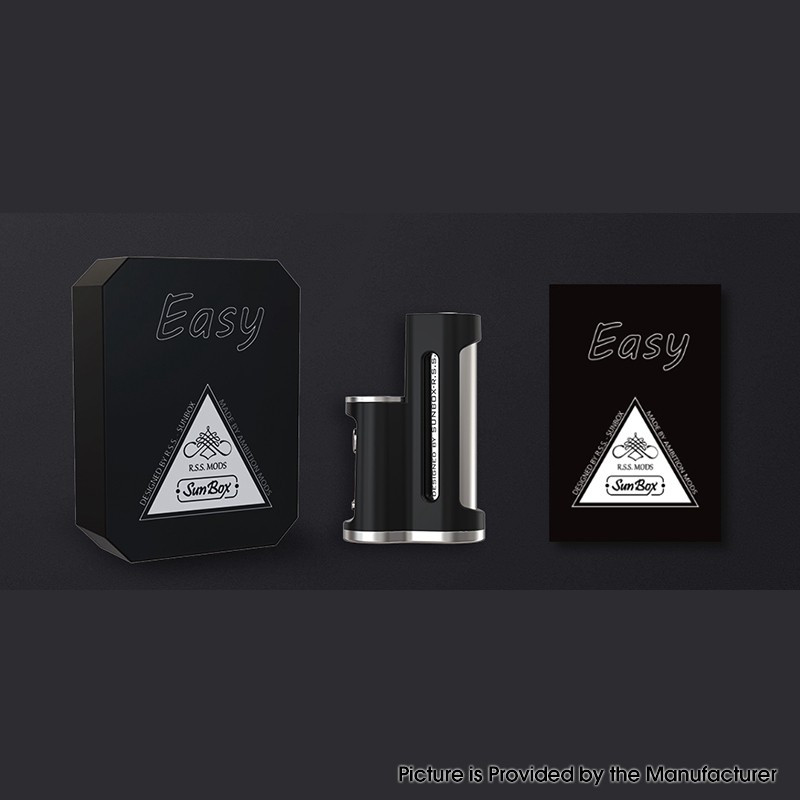 Buy Authentic Ambition Mods Easy Side 60W TC VW Black 18650 Squonk Mod