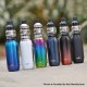 Authentic Eleaf iStick Rim C 80W TC VW Box Mod Kit with Melo 5 Tank Atomizer - Gradient Blue, 4ml, 1~80W, 1 x 18650