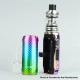 Authentic Eleaf iStick Rim C 80W TC VW Box Mod Kit with Melo 5 Tank Atomizer - Gradient Red, 4ml, 1~80W, 1 x 18650
