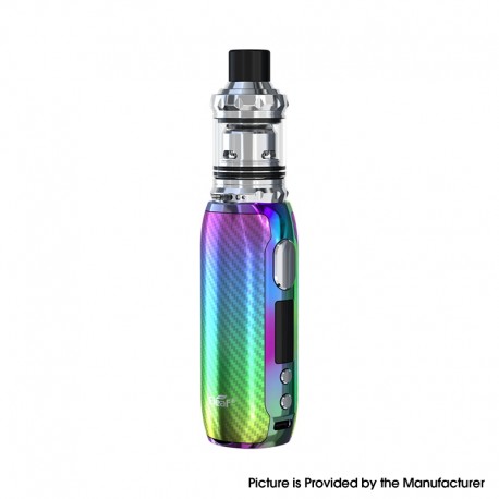 Authentic Eleaf iStick Rim C 80W TC VW Box Mod Kit with Melo 5 Tank Atomizer - Rainbow, 4ml, 1~80W, 1 x 18650