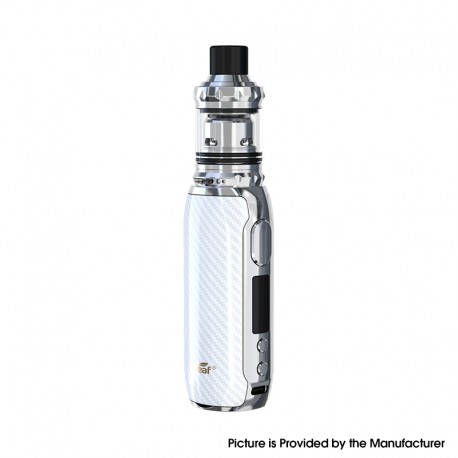 Authentic Eleaf iStick Rim C 80W TC VW Box Mod Kit with Melo 5 Tank Atomizer - White, 4ml, 1~80W, 1 x 18650