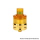 Authentic asMODus ANANI MTL RTA Rebuildable Tank Atomizer - Gold, Stainless Steel + Ultem, 2.0ml, 24mm Diameter