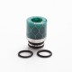 Authentic Reewape AS103S 510 Drip Tip for RDA / RTA / RDTA / Sub-Ohm Tank Vape Atomizer - Green, Stainless Steel + Resin, 16mm