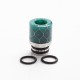 Authentic Reewape AS103S 510 Drip Tip for RDA / RTA / RDTA / Sub-Ohm Tank Vape Atomizer - Green, Stainless Steel + Resin, 16mm