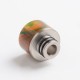 Authentic Reewape AS131 510 Drip Tip for RDA / RTA / RDTA / Sub-Ohm Tank Atomizer - Yellow, Resin + SS, 11mm