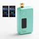 Authentic Wellon Beyond AIO 35W VW Box Mod Pod System Starter Kit - Mint Green, Zinc Alloy + PCTG, 2ml, 5~35W, 1 x 18650