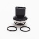 Authentic Reewape AS281T 810 Replacement Drip Tip for SMOK TFV8 / TFV12 Tank / Kennedy / Battle/Reload RDA - Black, Resin, 20mm