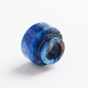 Authentic Reewape AS265 810 Replacement Drip Tip for SMOK TFV8 / TFV12 Tank /Kennedy/Battle/Reload RDA - Blue White, Resin, 12mm