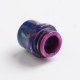 Authentic Reewape AS268 810 Replacement Drip Tip for SMOK TFV8/TFV12 Tank/Kennedy/Battle/Reload RDA - Purple Blue, Resin, 17.5mm