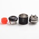 Authentic Dovpo Variant RDA Rebuildable Dripping Vape Atomizer w/ BF Pin - Black, Stainless Steel, 25mm Diameter