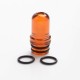 Authentic Reewape AS238 510 Replacement Drip Tip for RDA / RTA / RDTA / Sub-Ohm Tank Vape Atomizer - Orange, Resin, 19.5mm