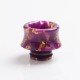 Authentic Reewape AS243 510 Replacement Drip Tip for RDA / RTA / RDTA / Sub-Ohm Tank Vape Atomizer - Purple Gold, Resin, 13mm