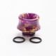 Authentic Reewape AS243 510 Replacement Drip Tip for RDA / RTA / RDTA / Sub-Ohm Tank Vape Atomizer - Purple Gold, Resin, 13mm