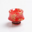 Authentic Reewape AS243 510 Replacement Drip Tip for RDA / RTA / RDTA / Sub-Ohm Tank Atomizer - Red Gold, Resin, 13mm