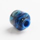 Authentic Reewape AS266 510 Replacement Drip Tip for RDA / RTA / RDTA / Sub-Ohm Tank Vape Atomizer - Blue, Resin, 15.5mm