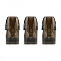 Authentic asMODus Pyke Pod System Replacement Empty Pod Cartridge w/ 1.2ohm Ceramic Coil - Black, 2ml (3 PCS)