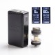 Authentic DEJAVU Neon 80W TC VW Variable Wattage Box Mod w/ Neon Atomizer Tank Kit - Black, ABS, 5~80W, 1 x 18650