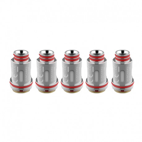 [Ships from Bonded Warehouse] Authentic Uwell Replacement UN2 Meshed Coil Head for Nunchaku 2 Tank - 0.2ohm (50~60W) (4 PCS)