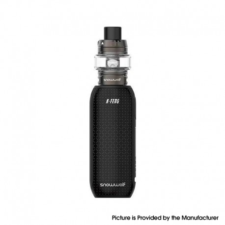 Authentic Snowwolf Kfeng 80W 2500mAh VW Box Mod + Mark Tank Atomizer Kit - Black, 3ml, 0.3ohm, 5~80W