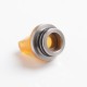 Authentic Reewape AS281T 810 Replacement Drip Tip for SMOK TFV8 / TFV12 Tank / Kennedy /Battle/Reload RDA - Yellow, Resin, 20mm