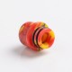 Authentic Reewape AS262 510 Replacement Drip Tip for RDA / RTA / RDTA / Sub-Ohm Tank Vape Atomizer - Red Yellow, Resin, 14mm