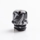 Authentic Reewape AS262 510 Replacement Drip Tip for RDA / RTA / RDTA / Sub-Ohm Tank Vape Atomizer - Black White, Resin, 14mm