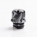 Authentic Reewape AS262 510 Replacement Drip Tip for RDA / RTA / RDTA / Sub-Ohm Tank Atomizer - Black White, Resin, 14mm