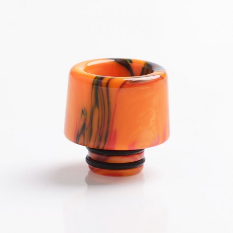 Authentic Reewape AS266 510 Replacement Drip Tip for RDA / RTA/RDTA/Sub-Ohm Tank Atomizer - Orange Red Black, Resin, 15.5mm