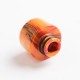 Authentic Reewape AS266 510 Replacement Drip Tip for RDA / RTA/RDTA/Sub-Ohm Tank Vape Atomizer - Orange Red Black, Resin, 15.5mm