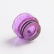 Authentic Reewape AS198 810 Drip Tip for SMOK TFV8 / TFV12 Tank / Kennedy - Purple, Resin, 12mm