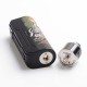 Authentic Hippovape Papua 100W VW Variable Wattage Box Mod + RDA Kit - Black, 3~100W, 1 x 18650 / 20700 / 21700, 24mm Diameter