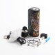 Authentic Hippovape Papua 100W VW Variable Wattage Box Mod + RDA Kit - Black, 3~100W, 1 x 18650 / 20700 / 21700, 24mm Diameter