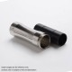 Authentic Timesvape Dreamer Mechanical Mech Mod Extend Stacked Tube - Brushed Silver, Stainless Steel, 1 x 18650 / 20700 / 21700