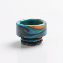 Authentic Reewape AS265 810 Replacement Drip Tip for SMOK TFV8 / TFV12 Tank /Kennedy/Battle/Reload RDA - Green Blue, Resin, 12mm