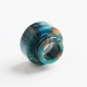 Authentic Reewape AS265 810 Replacement Drip Tip for SMOK TFV8 / TFV12 Tank /Kennedy/Battle/Reload RDA - Green Blue, Resin, 12mm