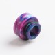 Authentic Reewape AS265 810 Replacement Drip Tip for SMOK TFV8 /TFV12 Tank/Kennedy/Battle/Reload RDA - Green Purple, Resin, 12mm