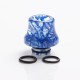 Authentic Reewape AS237 510 Replacement Drip Tip for RDA / RTA / RDTA / Sub-Ohm Tank Vape Atomizer - Blue, Resin, 16.5mm