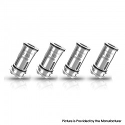 Authentic Dovpo Replacement Coil Head for The Ohmage Sub Ohm Tank - Silver, 0.16ohm (30~45W) (4 PCS)