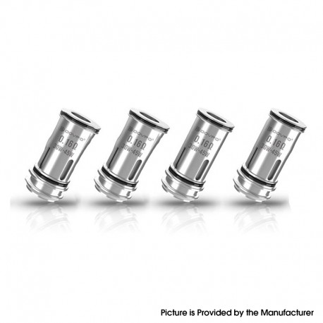 Authentic Dovpo Replacement Coil Head for The Ohmage Sub Ohm Tank - Silver, 0.16ohm (30~45W) (4 PCS)