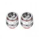[Ships from Bonded Warehouse] Authentic Uwell Valyrian 2 II UN2-2 Dual Meshed Coil Head - Silver, SS, 0.14ohm (80~90W) (2 PCS)
