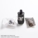 Authentic Innokin Zenith Pro RDL / MTL Sub Ohm Tank Vape Atomizer - Gun Metal, Stainless Steel + Glass, 5.5ml, 24mm Diameter