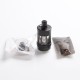 Authentic Innokin Zenith Pro RDL / MTL Sub Ohm Tank Vape Atomizer - Black, Stainless Steel + Glass, 5.5ml, 24mm Diameter