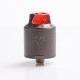 Authentic Dovpo Variant RDA Rebuildable Dripping Vape Atomizer w/ BF Pin - Gunmetal, Stainless Steel, 25mm Diameter