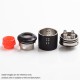 Authentic Dovpo Variant RDA Rebuildable Dripping Vape Atomizer w/ BF Pin - Gunmetal, Stainless Steel, 25mm Diameter